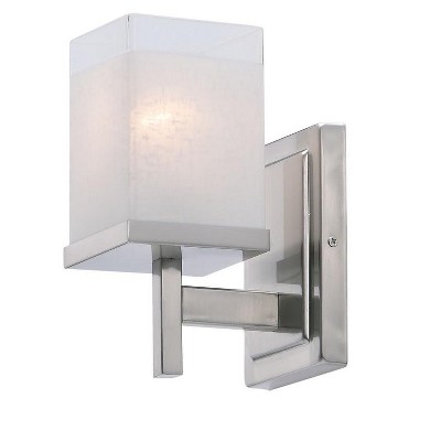 Maxim Lighting Tetra 1 - Light Vanity in  Satin Nickel