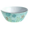 12pc Melamine Beachcomber Dinnerware Set - Certified International: Nautical Coastal Design, Dishwasher-Safe, Service for 4 - 4 of 4