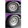 Muscle Car Rally Wheels and Tires Set of 4 pieces from "1970 Dodge Coronet Super Bee" 1/18 by GMP - 2 of 3