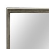GlasFlength Decorative Wall Mirrors Contemporary Framed Mirror with Warm Finish Simple Design for Modern Interiors Living, Gray, 38"*1"*38" - 4 of 4