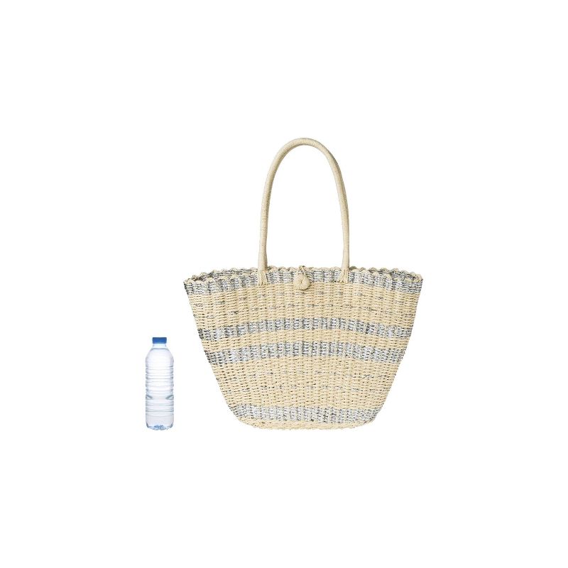 Straw Tote Handbag - A New Day&#8482; Natural, 4 of 5