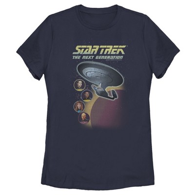 Women's Star Trek: The Next Generation Enterprise With Captain And Crew ...