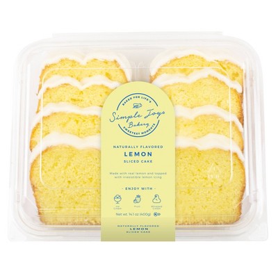 Simple Joys Bakery Iced Lemon Sliced Loaf Cake - 14.1oz – Target ...