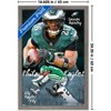Trends International NFL Philadelphia Eagles - Saquon Barkley 25 Framed Wall Poster Prints - 3 of 4