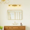 Wall-Mounted Mirror Rectangle Bathroom Vanity Mirrors Framed Mirrors Aluminum Framed Bathroom Mirror - 4 of 4