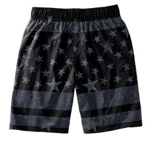 KingSize Men's Big & Tall Basic 8" 4-Way Flex Swim Trunk - 1 of 4