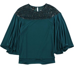 Alfani Womens Yoked Tunic Blouse - 1 of 1