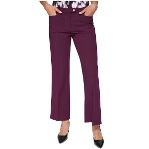 Calvin Klein Womens Modern Fit Casual Trouser Pants, Purple, 2P - 1 of 1