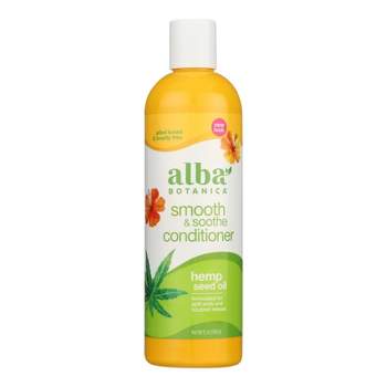 Alba Botanica Smooth and Soothe Conditioner Hemp Seed Oil - 12 oz