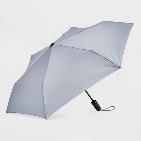 ShedRain Auto Open Auto Close Compact Umbrella - Gray
