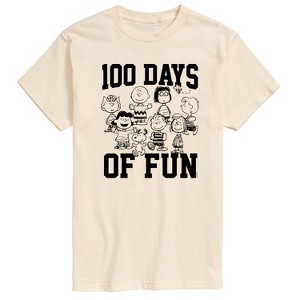 Men's - Peanuts - 100 Days Of Fun Short Sleeve Graphic T-Shirt - 1 of 4