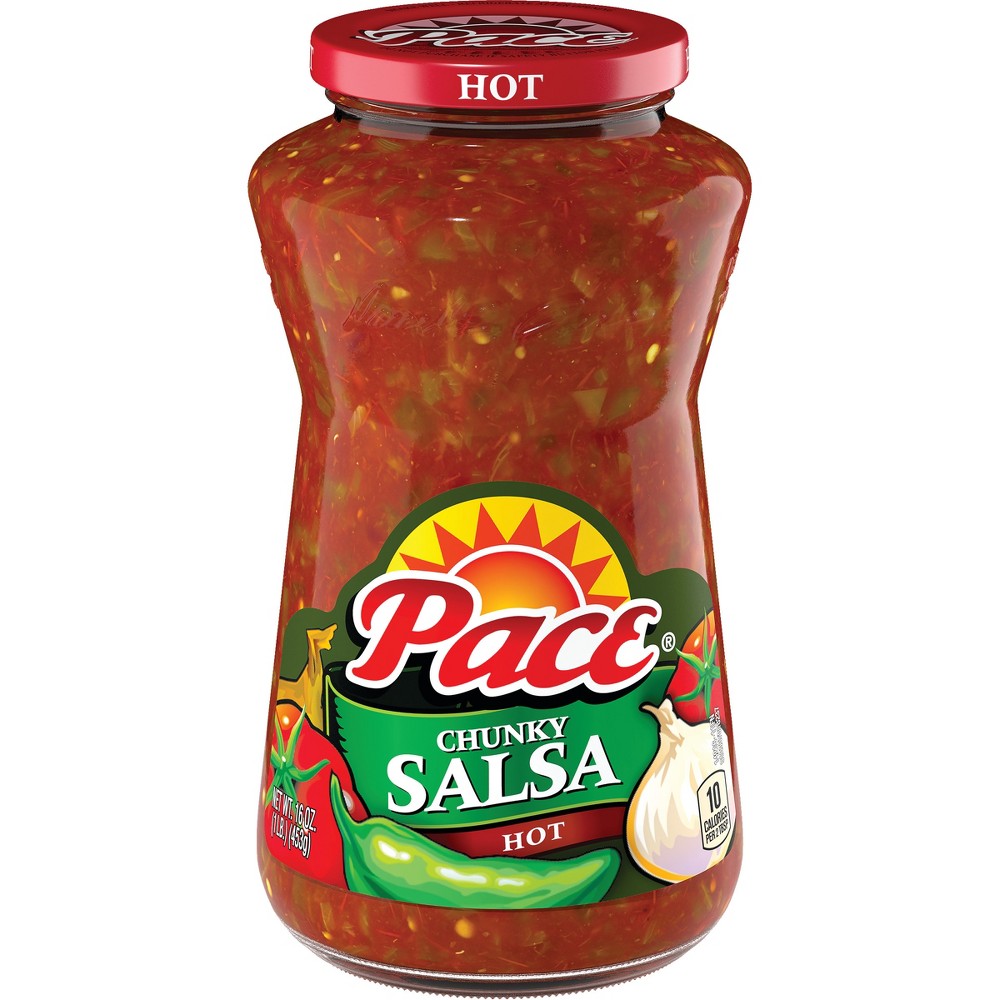 UPC 041565142163 product image for Pace Hot Chunky Salsa 16 oz | upcitemdb.com