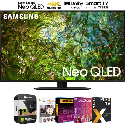 Samsung QN65QN90DA 65" Neo QLED 4K Smart TV (2024) w/ Warranty + Movies Streaming Pack