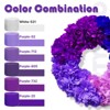 PartyWoo Crepe Paper Streamers Purple Dark Pastel White 8 Rolls 656 ft 1.8 Inch x 82 Ft Roll - 3 of 4