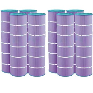 Hurricane 8 Pack HF7488-04P Platinum Purple Pool and Spa Filter Cartridge Replacement for PA106, Unicel C-7488, Filbur FC-1226 - 1 of 4