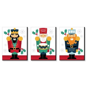 Big Dot of Happiness Christmas Nutcracker - Holiday Wall Art Room Decor - 7.5 x 10 inches - Set of 3 Prints - 1 of 4