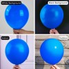 PartyWoo Balloons Royal Blue Dark 36 18 12 10 5 Inch 100 pcs - 3 of 4