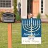 Big Dot of Happiness Happy Hanukkah - Party Decorations - Welcome Yard Sign - 2 of 4