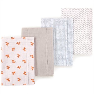 Little Treasure Luvable Friends Flannel Burp Cloths 4pk - 1 of 1