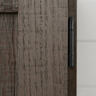 Cottage Charm Fall Oak Dresser with Deep Drawers and Hidden Shelves