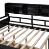 NicBex Twin Size Wooden Daybed, Modern Sofa Bed Frame with 2 Storage Drawers and Bedside Shelves for Boy and Girl - 3 of 4