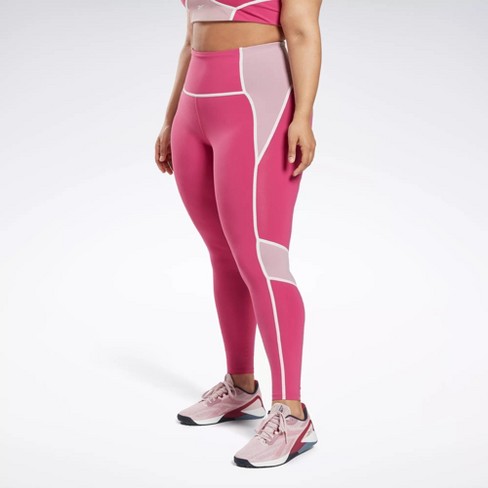 Reebok Lux High-rise Colorblock Leggings (plus Size) 3x Short Semi