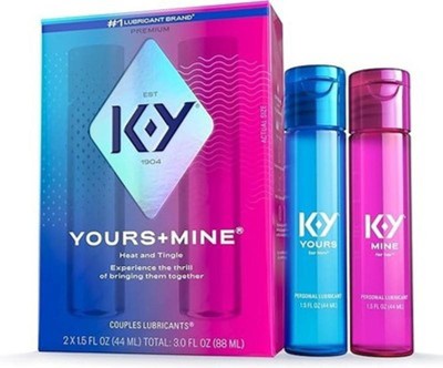 K-Y Yours + Mine Couples Personal Lube - 3 fl oz/2ct : Target