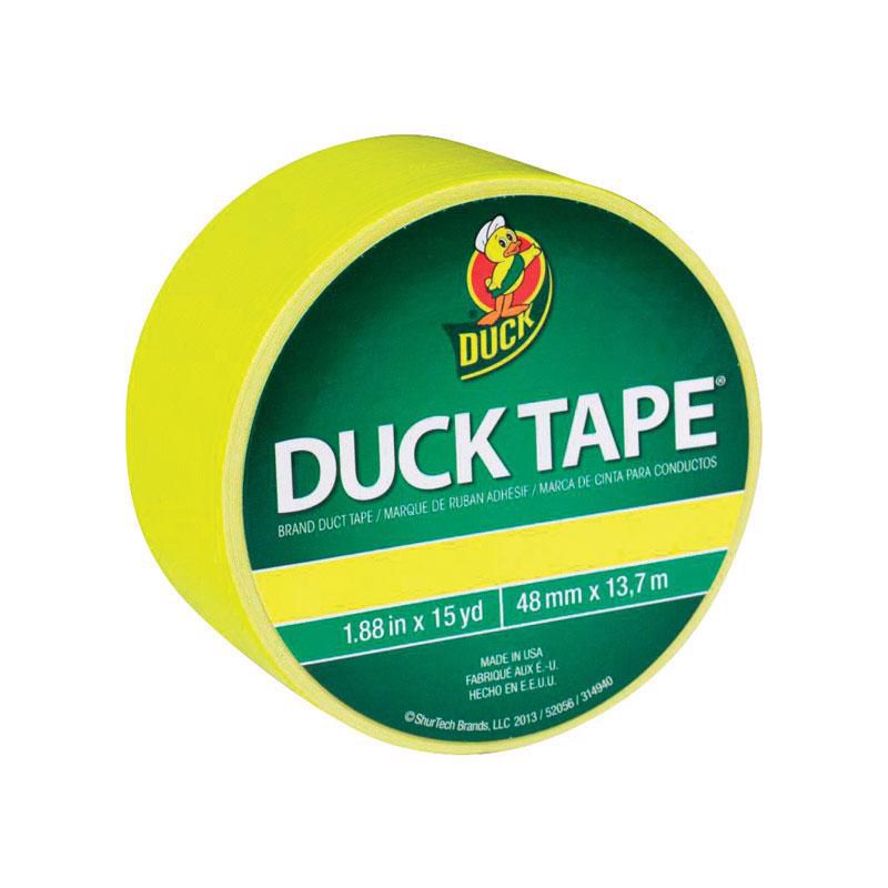 Duck 1.88 in. W X 15 yd L Yellow Solid Duct Tape, 1 of 2