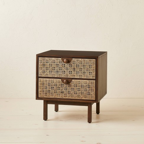 Palermo Nightstand Daisy Webbing Brown - Opalhouse™ designed with Jungalow™ - image 1 of 4