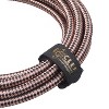 Clef Audio Labs XLR Male to XLR Female, Black Zinc Alloy Shell/Grey Copper Braided - 1 ft - 2 of 4