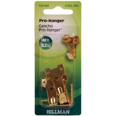 Hillman Kit Assortito Ganci Per Quadri 200 Pezzi - Medium - Contenitore Riutilizzabile