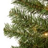 National Tree Company 5' Montclair Spruce Artificial Pencil Christmas Tree 100ct Clear - 3 of 3