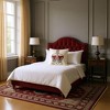 Signare USA Crown White Panelled Pillowcase/Cushion Cover 18 X 18 Inch - 3 of 3