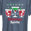 Women's - Instant Message - Getting Into Christmas Spirits Short Sleeve Graphic T-Shirt - 2 of 4