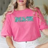 Simply Sage Market Women's Beach Life Colorful Short Sleeve Garment Dyed Tee - 2 of 3