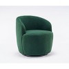 CAVINAS Teddy Fabric Arm Chair with Wood Frame,Plush Cushion,Accent Chair for Living Room,Bedroom - 2 of 4