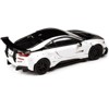 BMW i8 Liberty Walk White and Black 1/64 Diecast Model Car by Paragon - 2 of 3