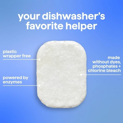 Method Super Shine Dishwasher Tablets Powered By Enzymes Free + Clear - 24pk: Box, Multi-Surface, Solid