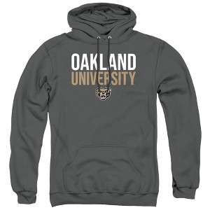 Oakland University Official Stacked Adult Pull-Over Hoodie - 1 of 4