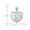 Black Bow Jewelry Sterling Silver Pittsburgh Penguins NHL Pendant - 2 of 3