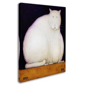 Trademark Fine Art -Daniel Patrick Kessler 'Fat Cat' Canvas Art - 1 of 3