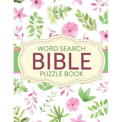 Word Search Bible Puzzle Book - Large Print by  Patricia Larson (Paperback)