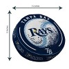 MLB Tampa Bay Rays Baseball Circle Plushlete Pillow: Sports Team Logo, Round Novelty Plush - 2 of 3