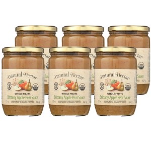 Natural Nectar Whole Fruits Brittany's Apple Pear Sauce - Case of 6/22 oz - 1 of 4