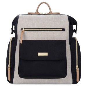 Baby Brezza Martine Convertible Diaper Bag - Linen - 1 of 4