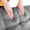 Vynxaria Convertible Sofa Bed,3-in-1 Pull Out Couch Bed with Reclining Backrest and Pillows,Sofa Bed Chair,(Dark grey) - 3 of 4