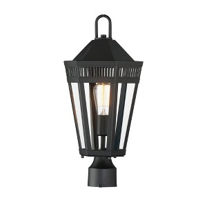 Maxim Lighting Oxford 1 - Light Post Light in  Black - 1 of 4