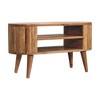 31.5" Engineered Wood TV Stand Contemporary Media Unit with Versatile Design and Clean Lines for Living Room and Bedroom - 3 of 4