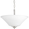 Progress Lighting Joy Collection 3-Light Semi-Flush Fixture, Brushed ...