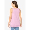 Woman Within Plus Size Lace-Trim V-Neck Tank - 3 of 4